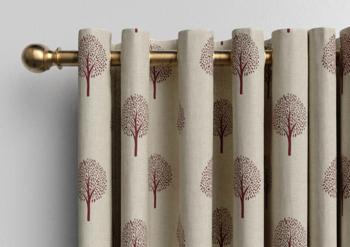 Emily Bond Yew Tree, Mulberry - Made to Measure Curtains - Image 12